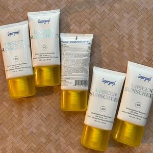 (5) sealed Supergoop Unseen Sunscreen